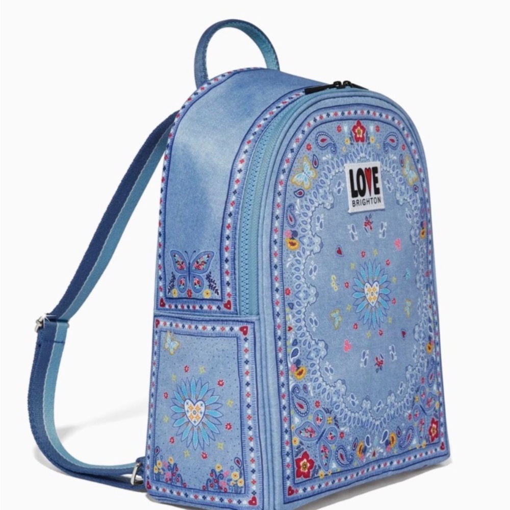 NWT Brighton Bandana Love Backpack